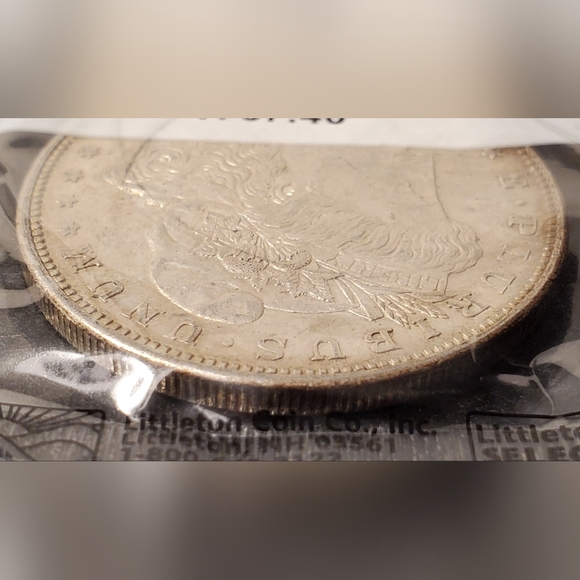 1921P Morgan Silver Dollar Coi Extra Fine 1921 Morgan Silver Dollar - Picture 5 of 11